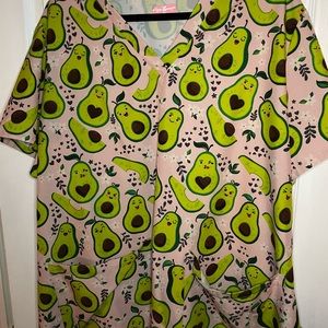 🥑Avocado Scrub Top!!🥑